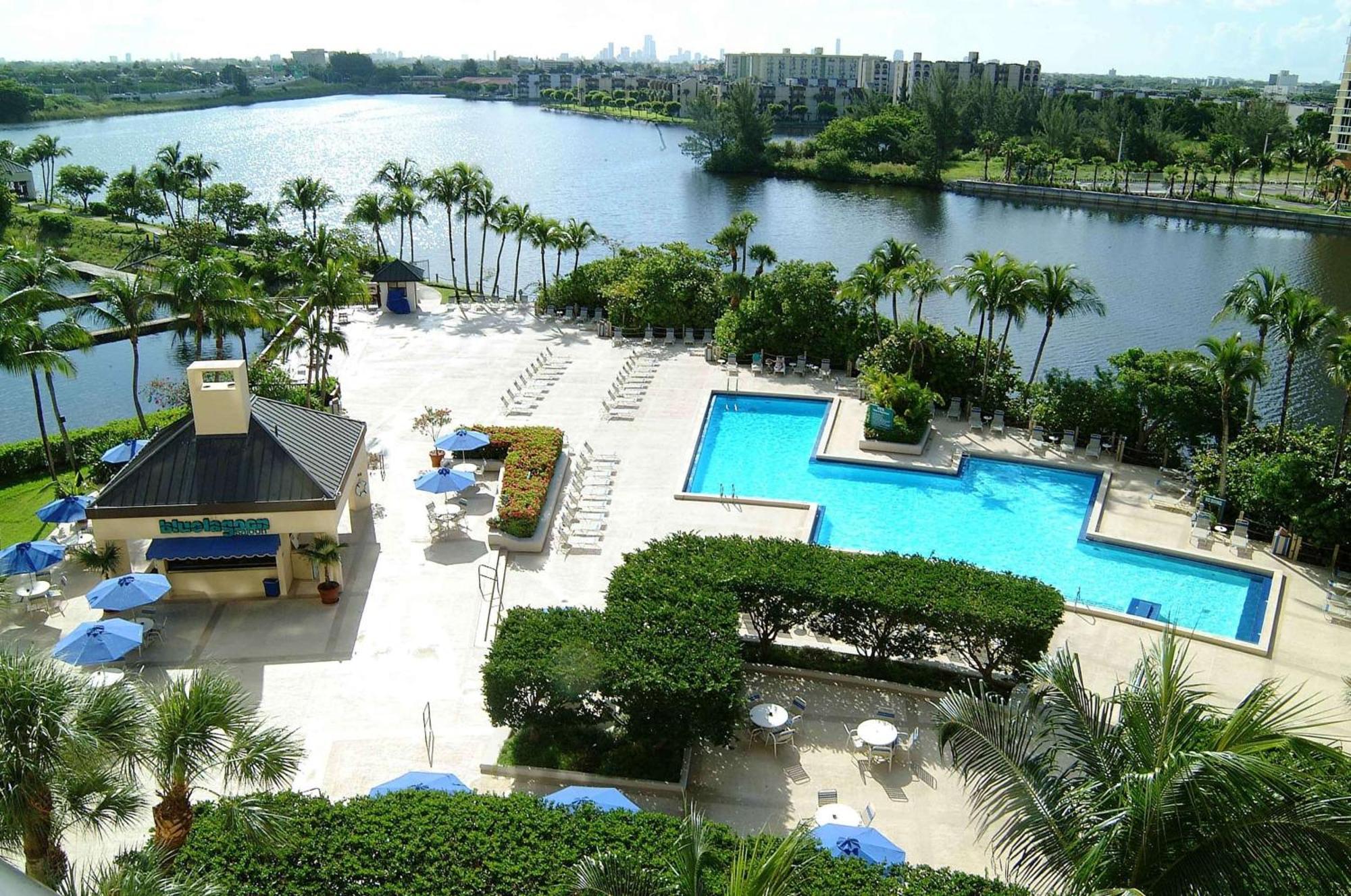 Hilton Miami Airport Blue Lagoon Exteriör bild